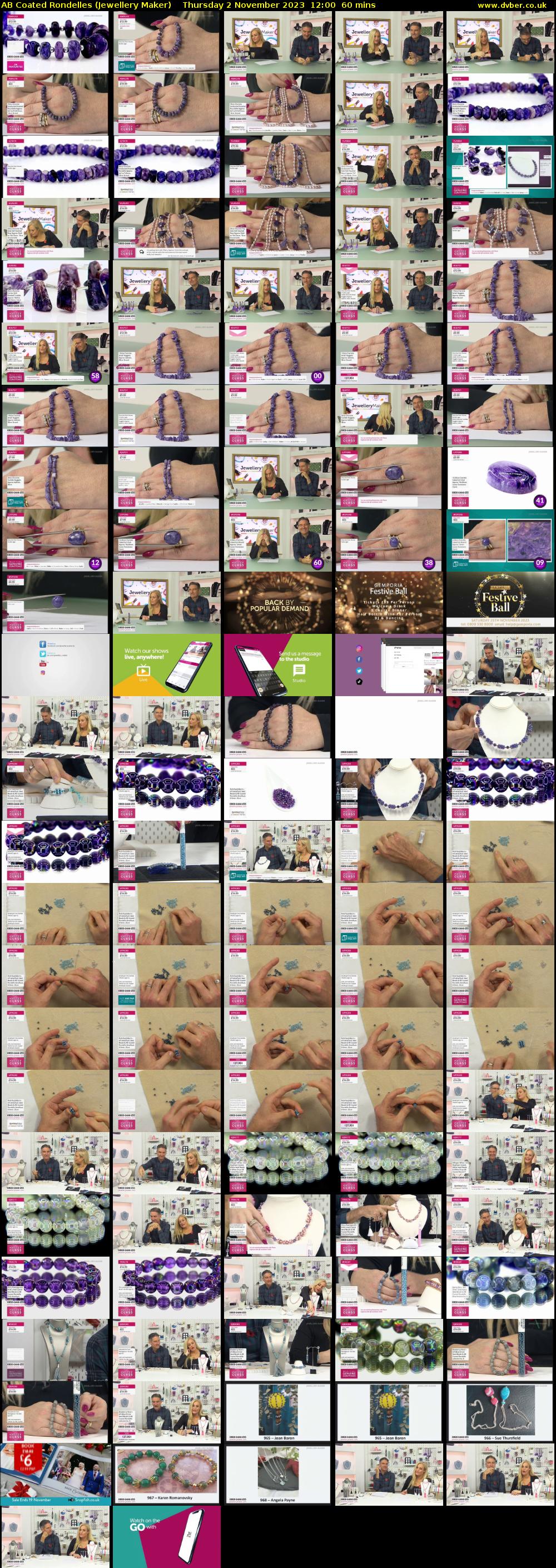 AB Coated Rondelles (Jewellery Maker) Thursday 2 November 2023 12:00 - 13:00