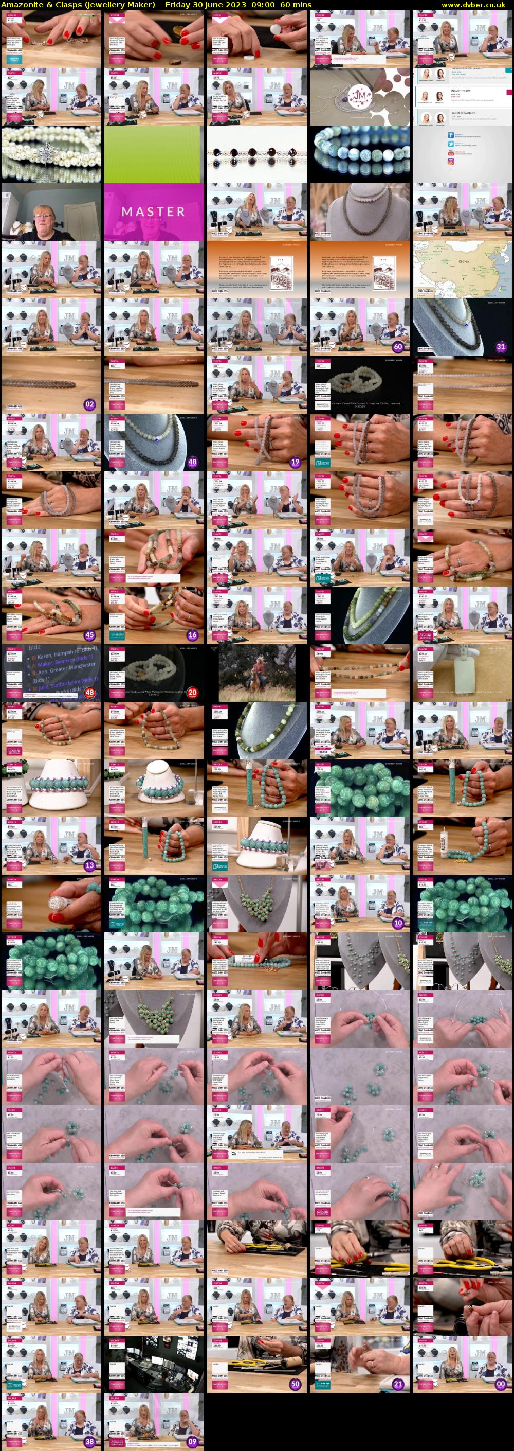 Amazonite & Clasps (Jewellery Maker) Friday 30 June 2023 09:00 - 10:00