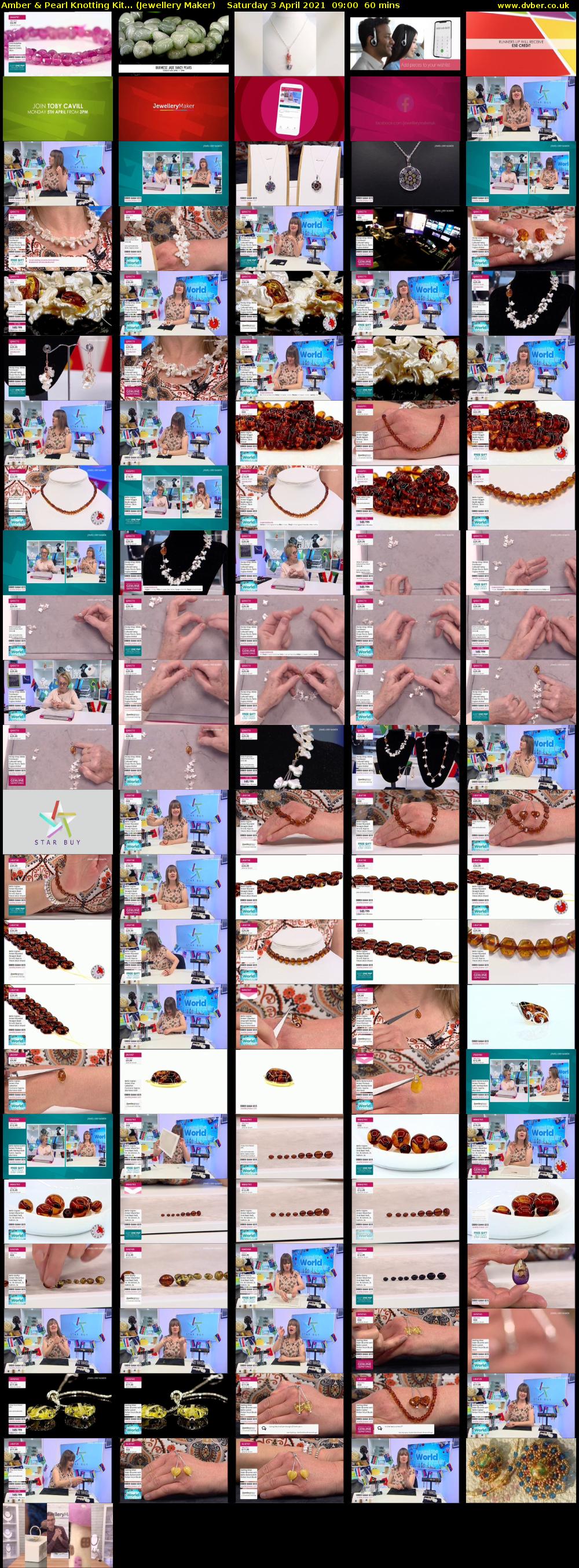 Amber & Pearl Knotting Kit... (Jewellery Maker) Saturday 3 April 2021 09:00 - 10:00