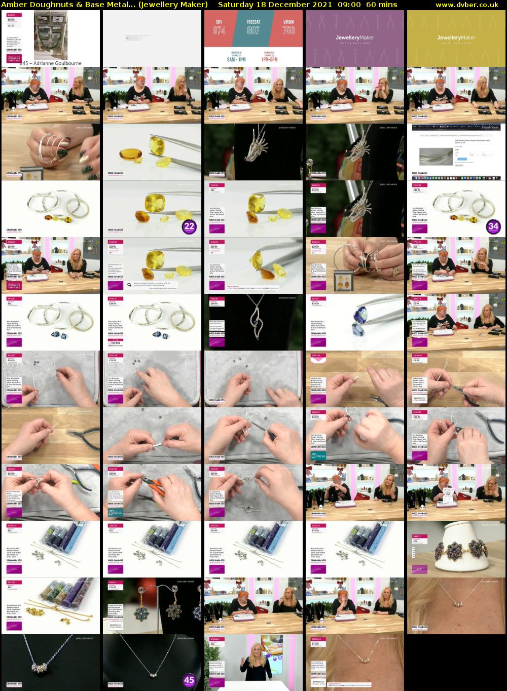 Amber Doughnuts & Base Metal... (Jewellery Maker) Saturday 18 December 2021 09:00 - 10:00