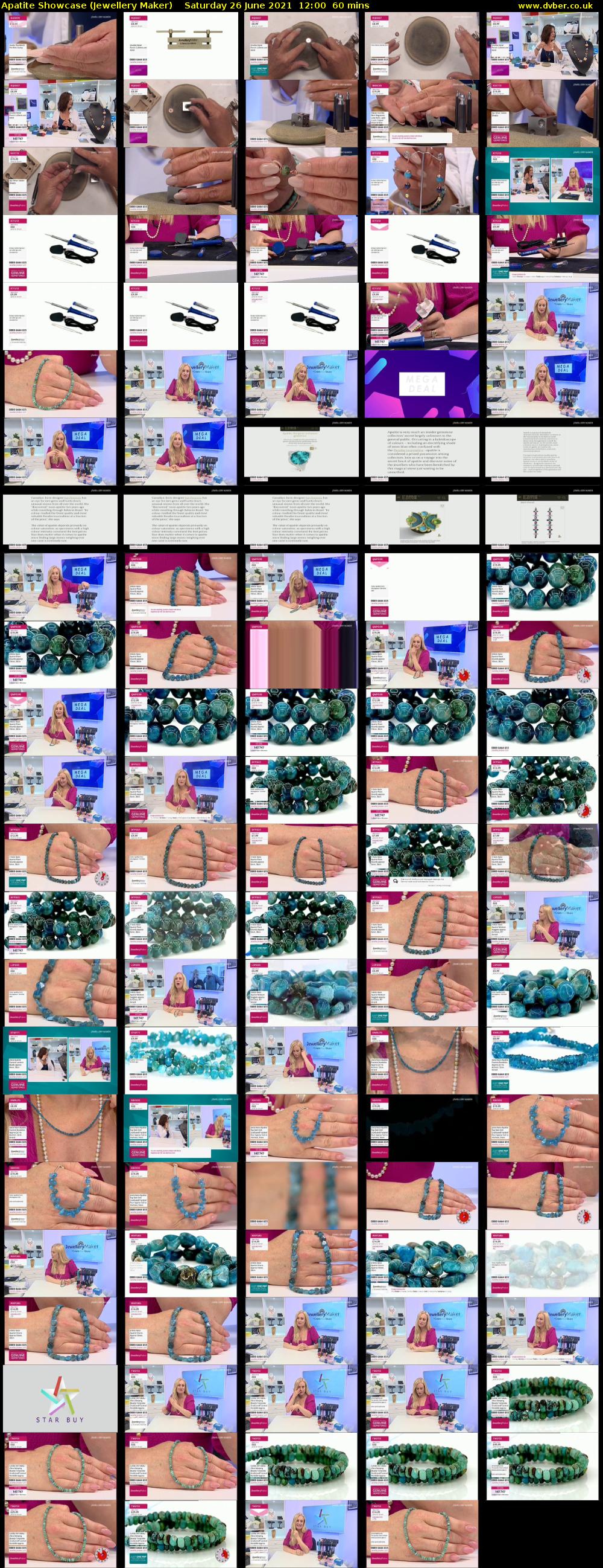 Apatite Showcase (Jewellery Maker) Saturday 26 June 2021 12:00 - 13:00