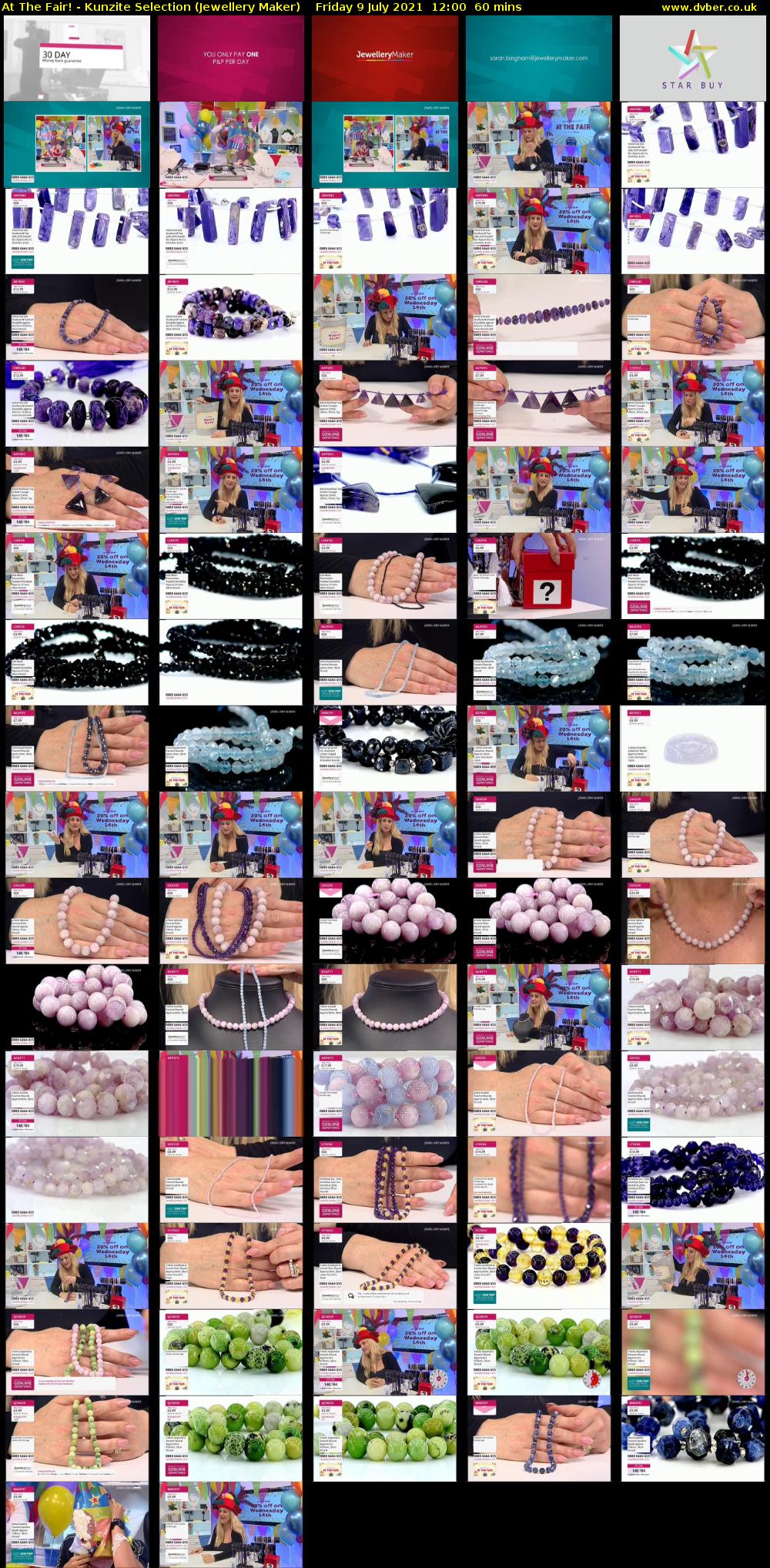 At The Fair! - Kunzite Selection (Jewellery Maker) Friday 9 July 2021 12:00 - 13:00