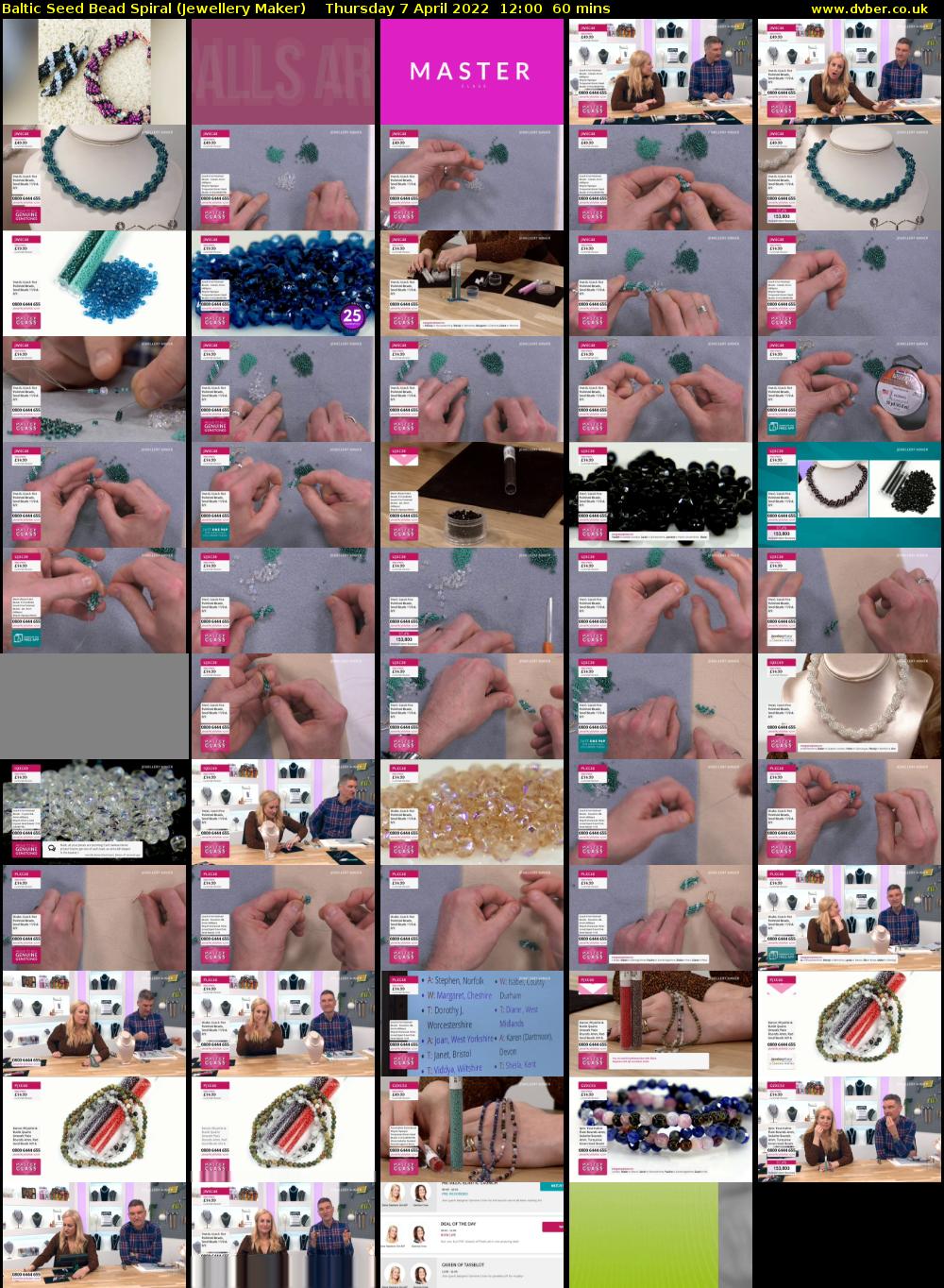 Baltic Seed Bead Spiral (Jewellery Maker) Thursday 7 April 2022 12:00 - 13:00