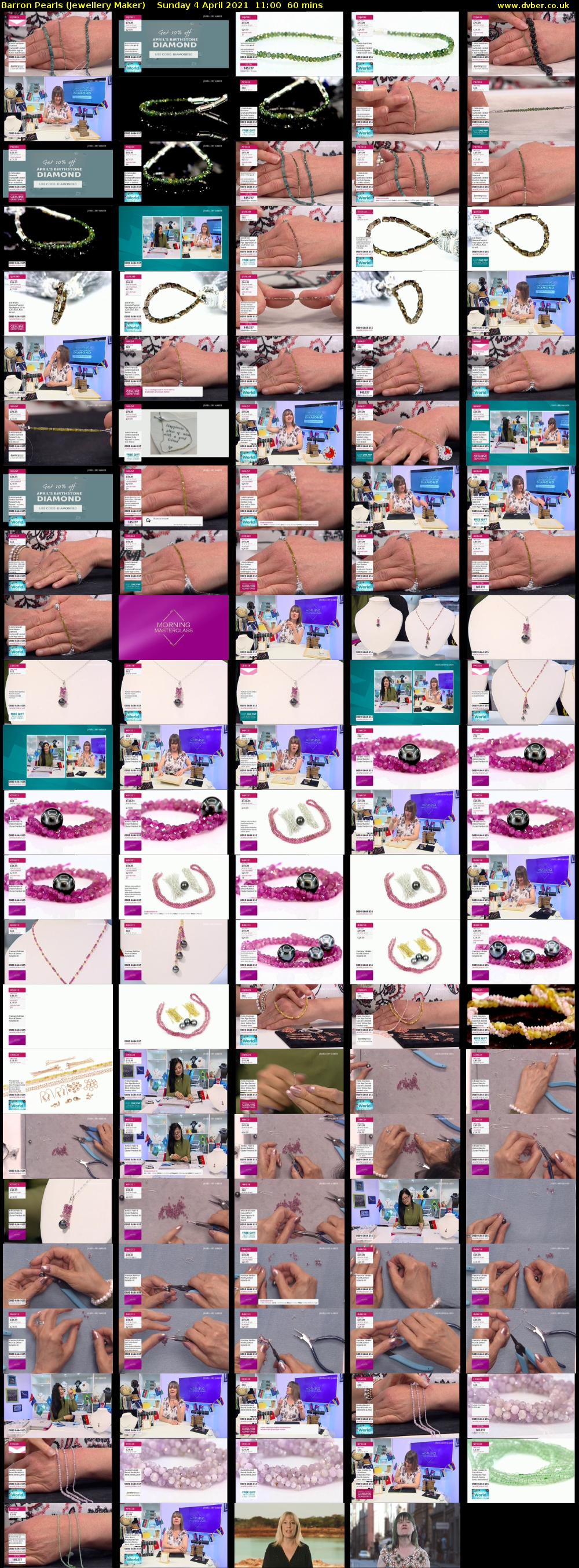 Barron Pearls (Jewellery Maker) Sunday 4 April 2021 11:00 - 12:00