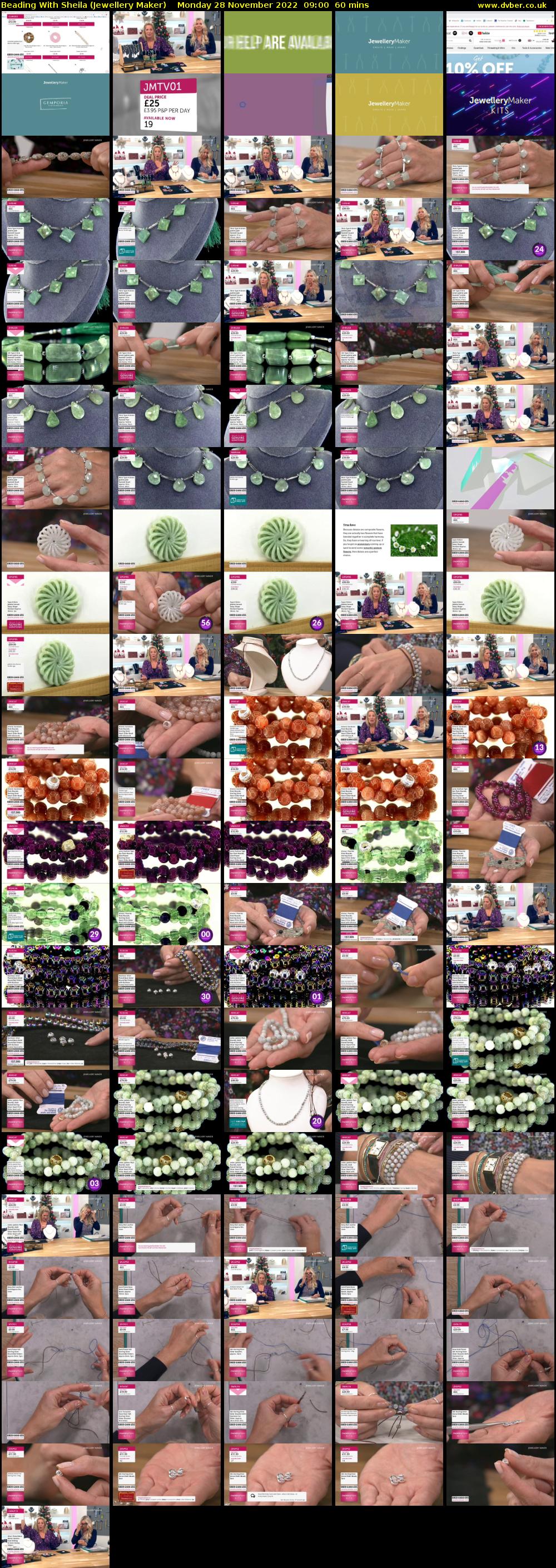 Beading With Sheila (Jewellery Maker) Monday 28 November 2022 09:00 - 10:00