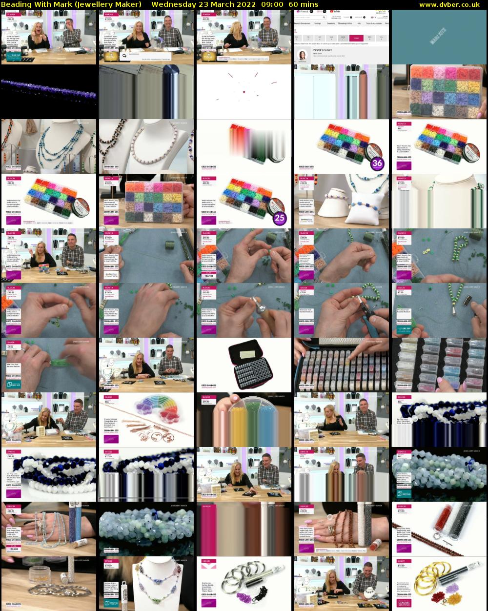 Beading with Mark (Jewellery Maker) Wednesday 23 March 2022 09:00 - 10:00