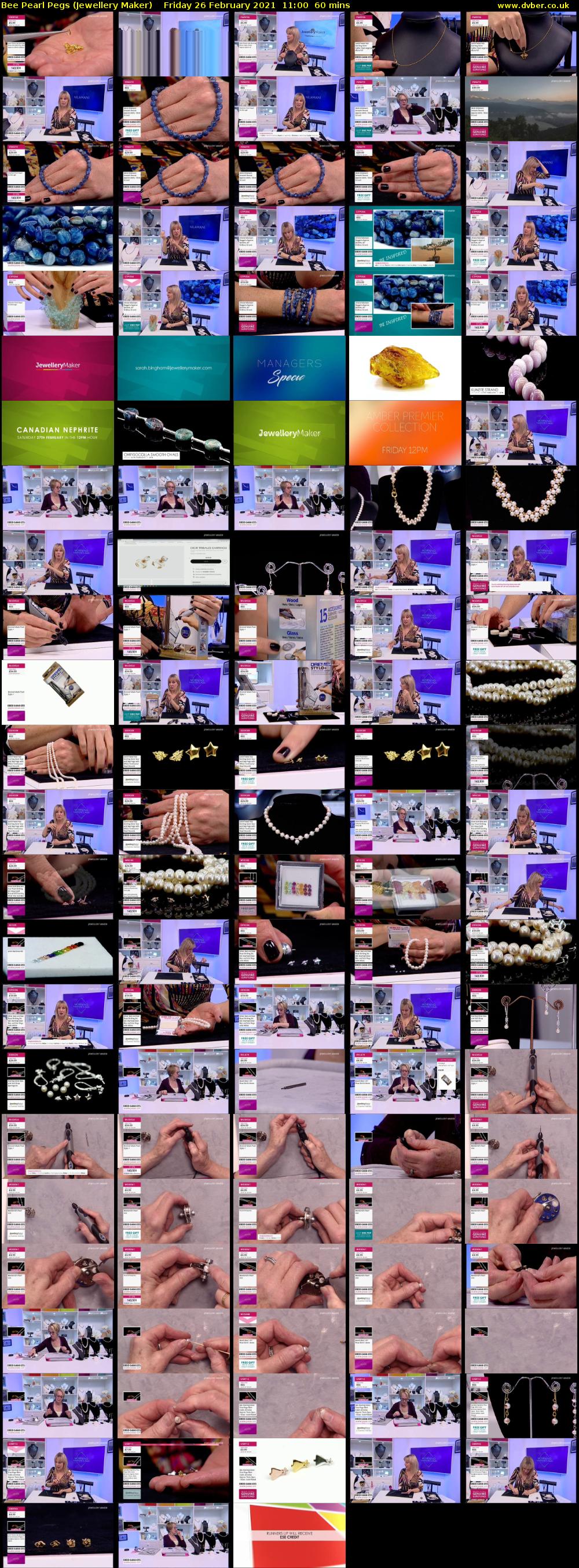 Bee Pearl Pegs (Jewellery Maker) Friday 26 February 2021 11:00 - 12:00