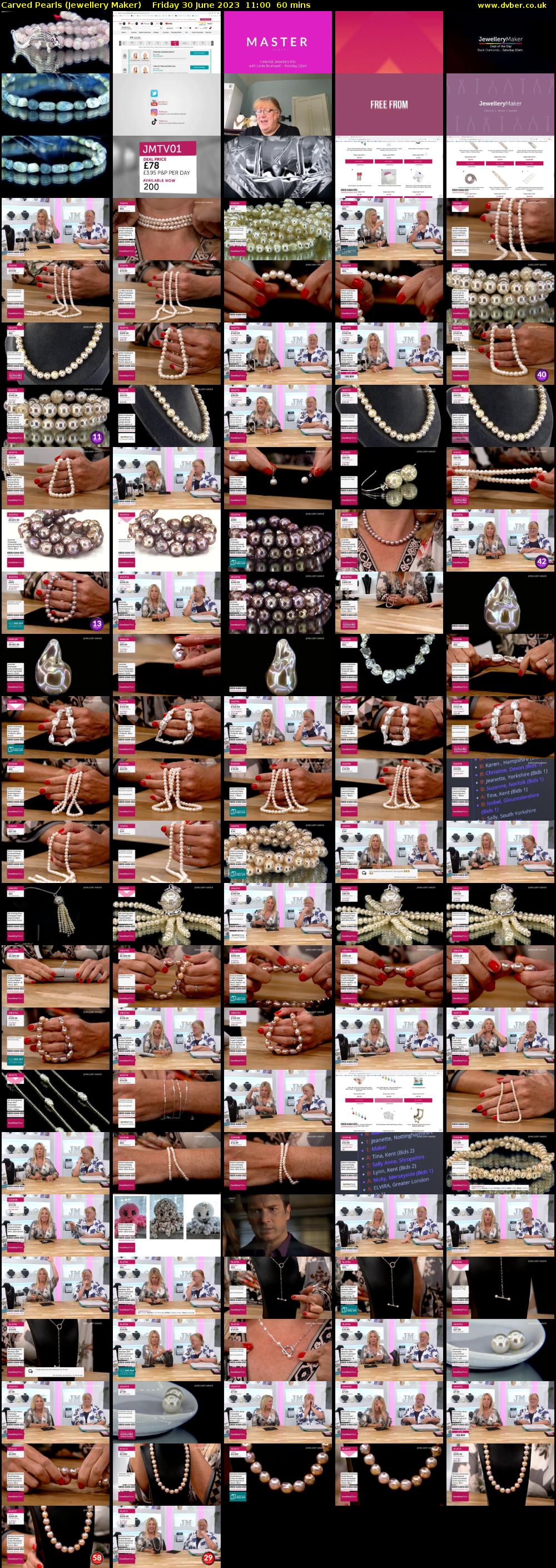 Carved Pearls (Jewellery Maker) Friday 30 June 2023 11:00 - 12:00