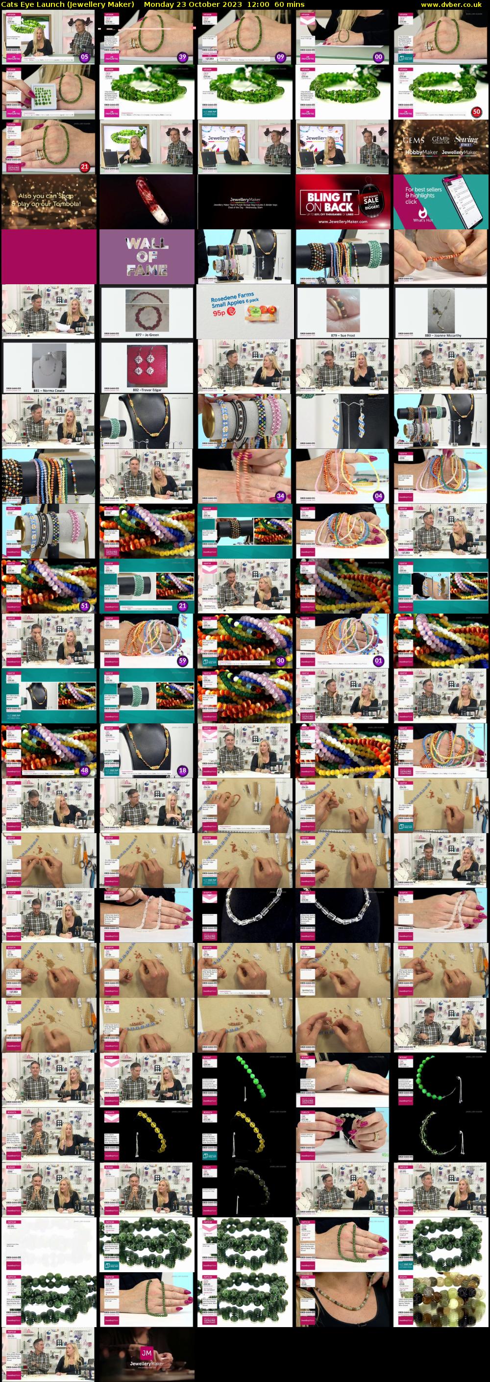 Cats Eye Launch (Jewellery Maker) Monday 23 October 2023 12:00 - 13:00