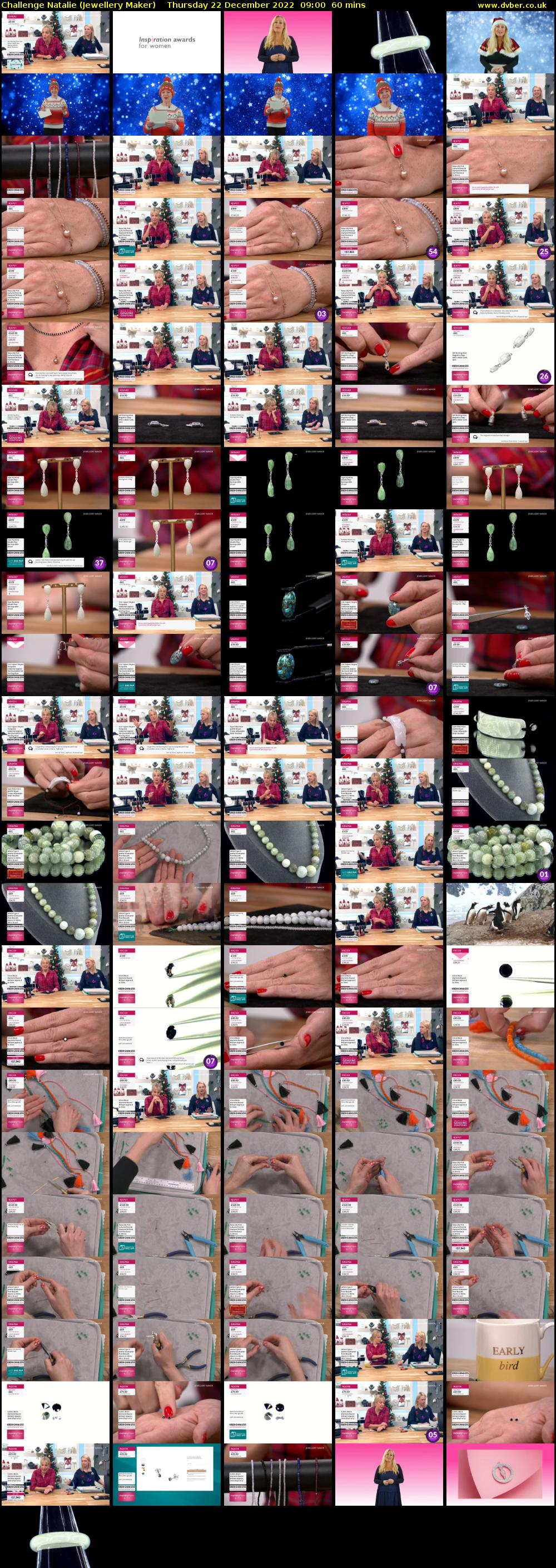 Challenge Natalie (Jewellery Maker) Thursday 22 December 2022 09:00 - 10:00