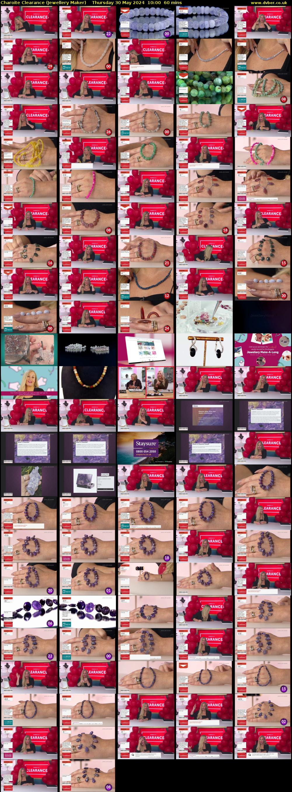 Charoite Clearance (Jewellery Maker) Thursday 30 May 2024 10:00 - 11:00