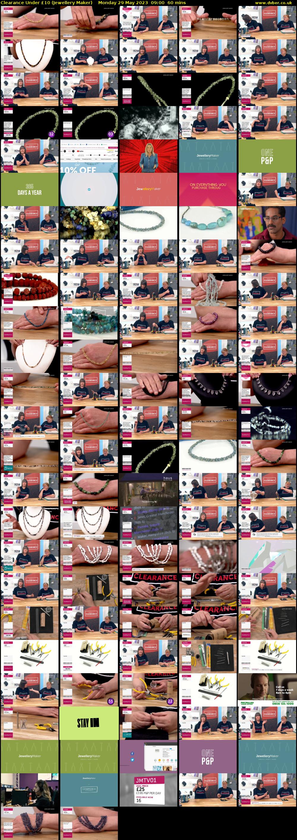 Clearance Under £10 (Jewellery Maker) Monday 29 May 2023 09:00 - 10:00