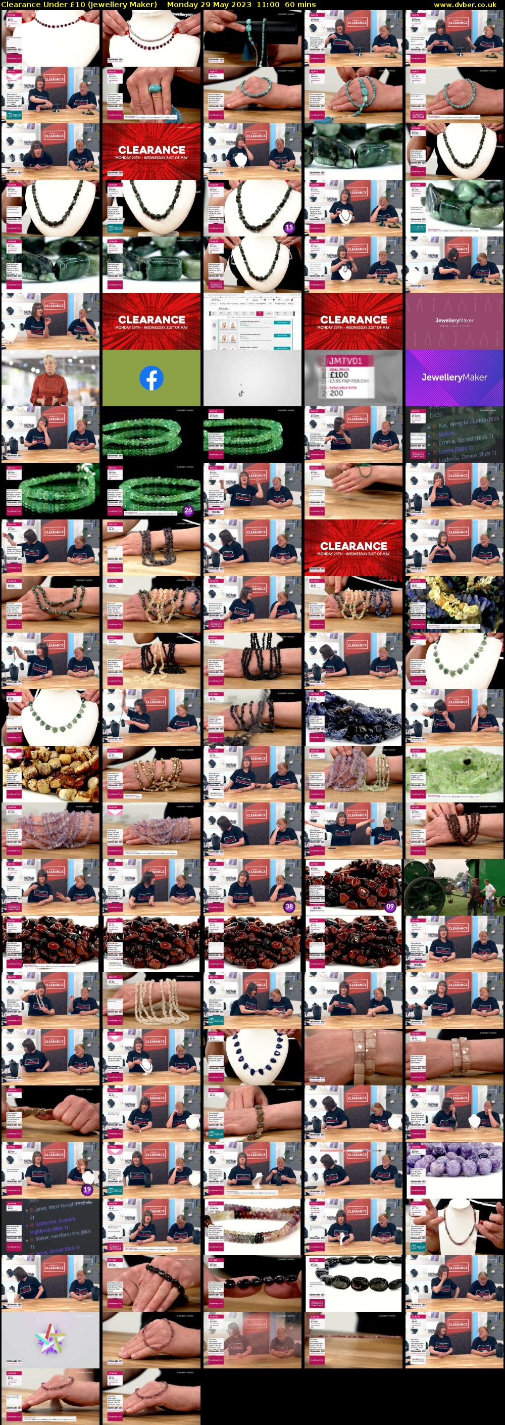 Clearance Under £10 (Jewellery Maker) Monday 29 May 2023 11:00 - 12:00