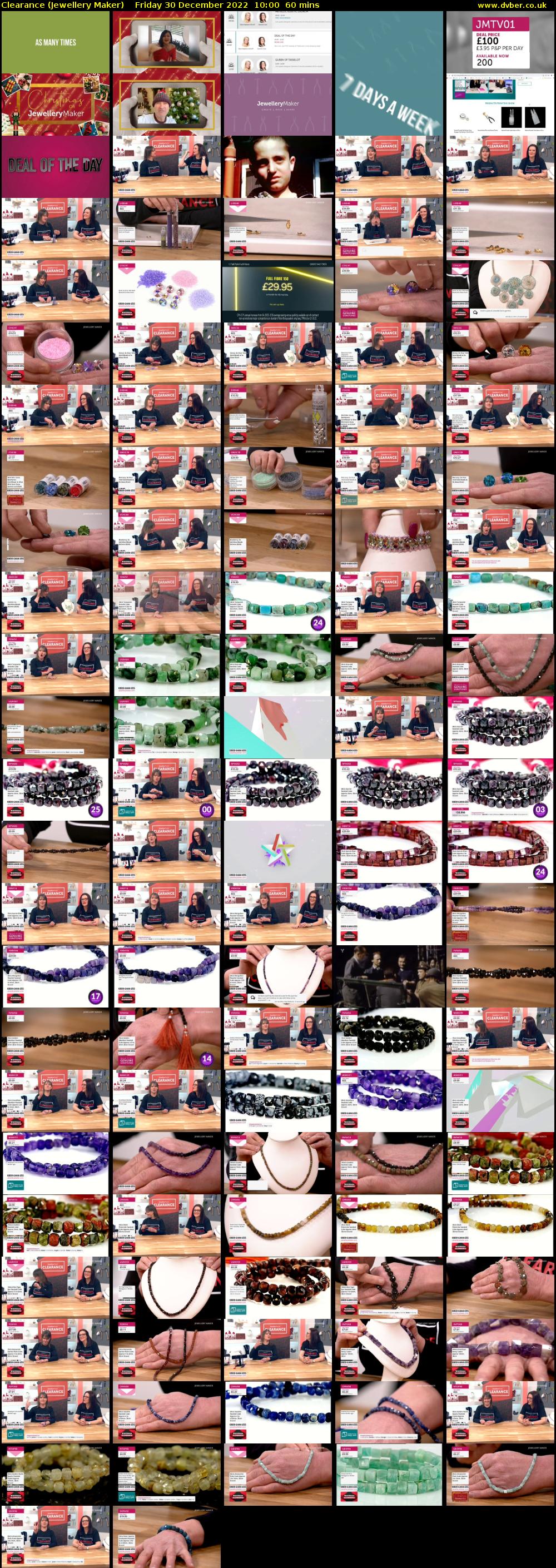 Clearance (Jewellery Maker) Friday 30 December 2022 10:00 - 11:00