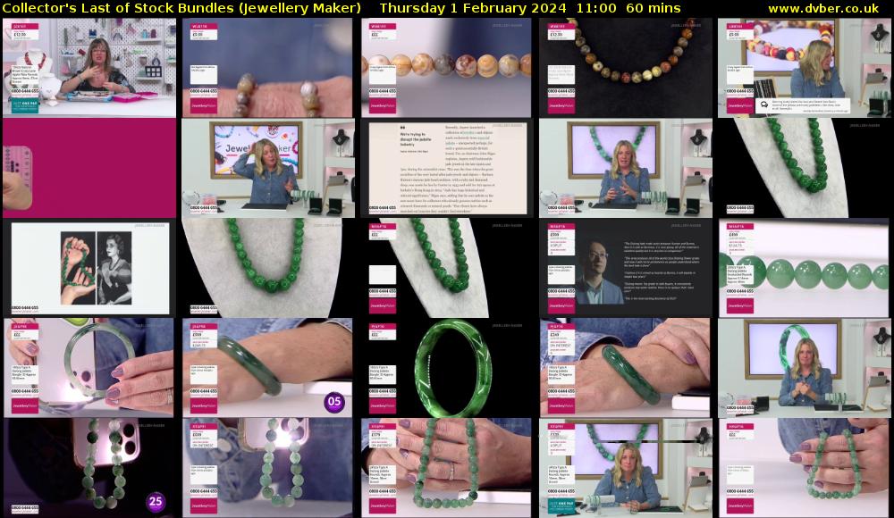 Collector's Last of Stock Bundles (Jewellery Maker) Thursday 1 February 2024 11:00 - 12:00