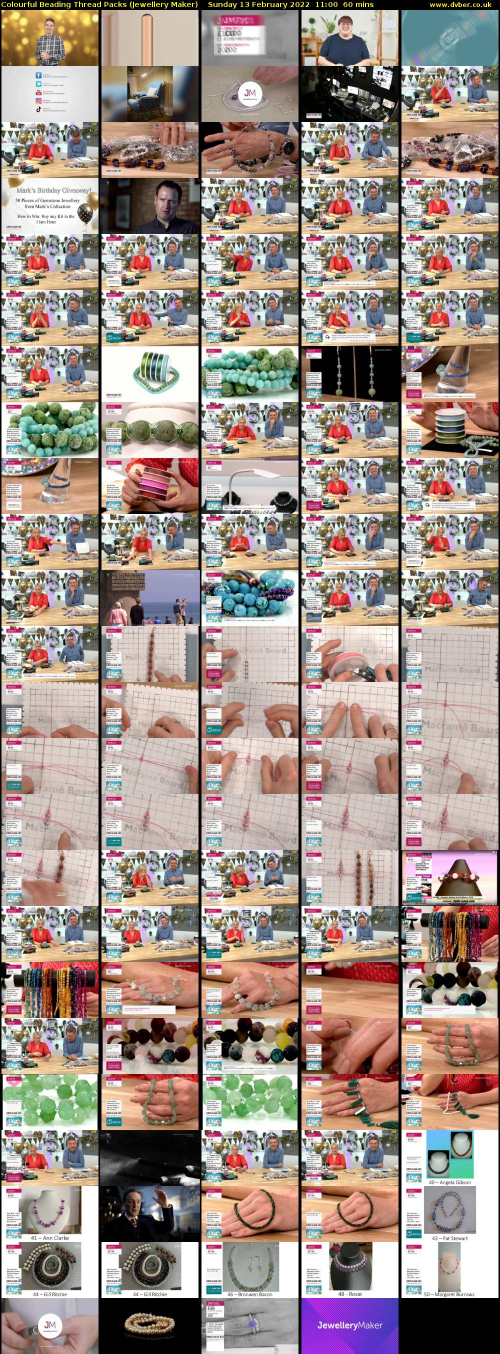 Colourful Beading Thread Packs (Jewellery Maker) Sunday 13 February 2022 11:00 - 12:00