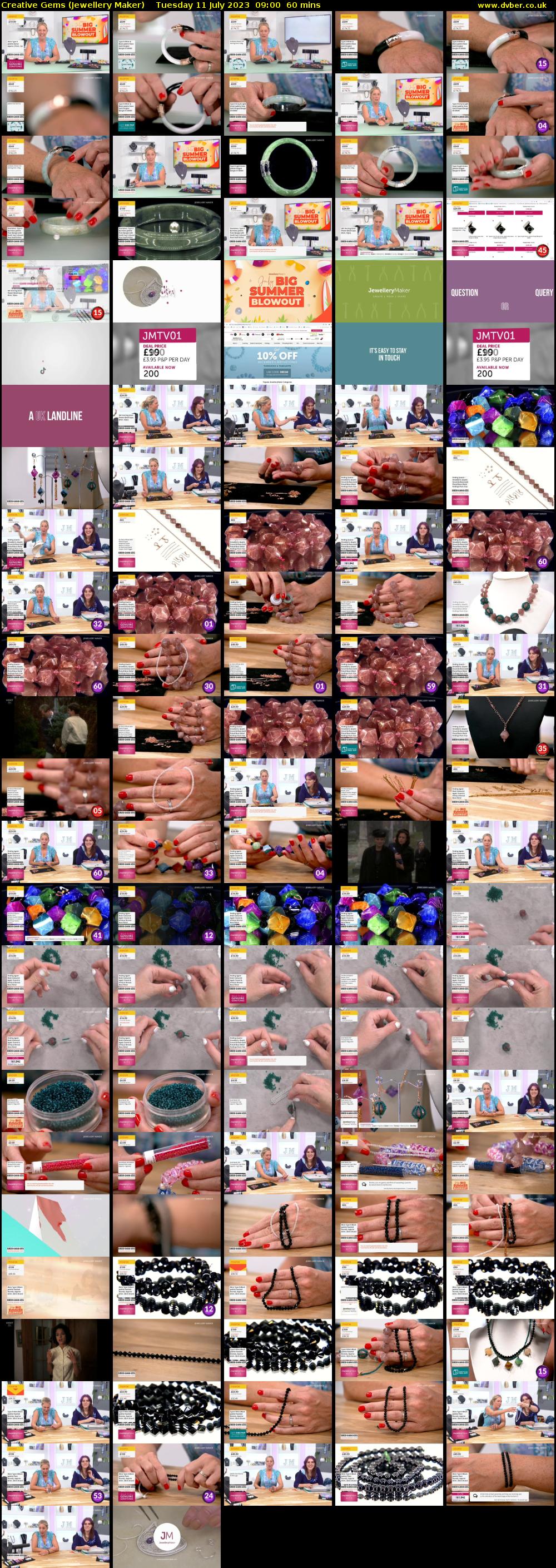 Creative Gems (Jewellery Maker) Tuesday 11 July 2023 09:00 - 10:00