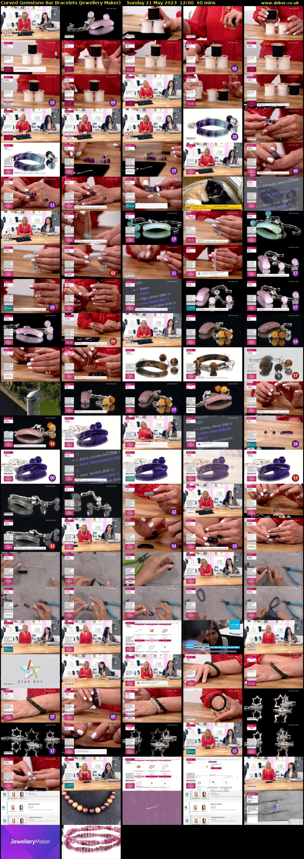 Curved Gemstone Bar Bracelets (Jewellery Maker) Sunday 21 May 2023 12:00 - 13:00