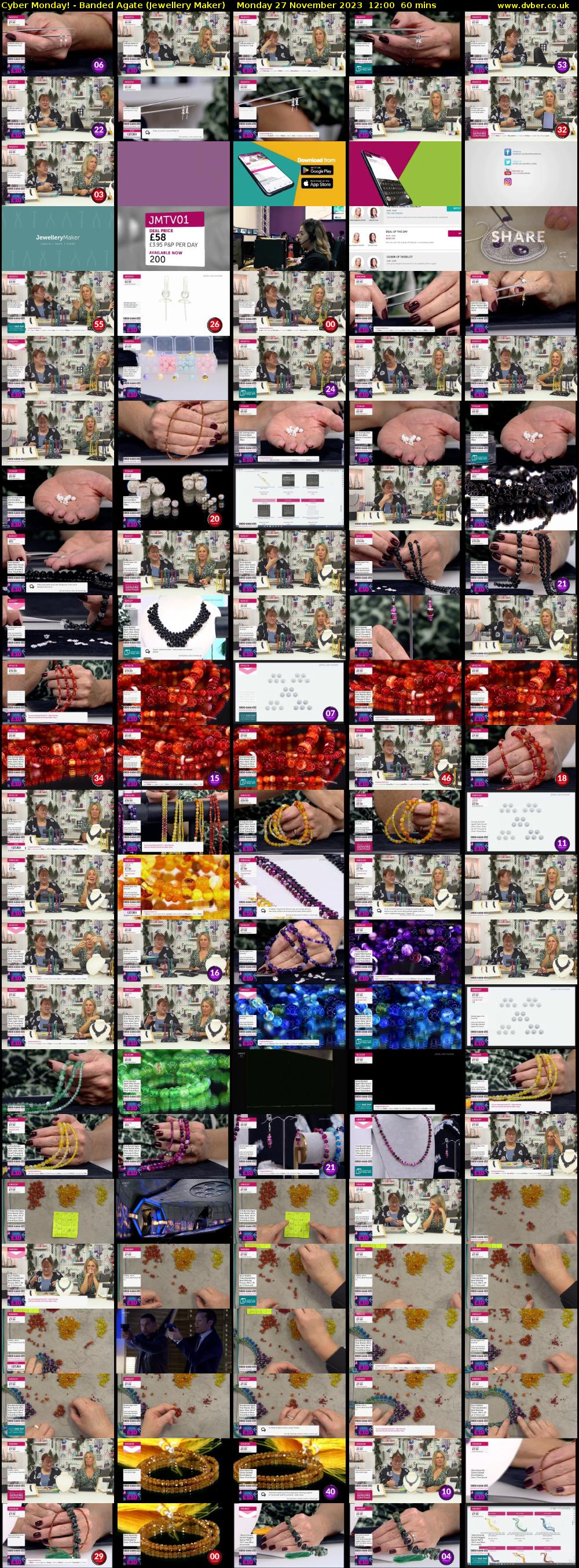 Cyber Monday! - Banded Agate (Jewellery Maker) Monday 27 November 2023 12:00 - 13:00