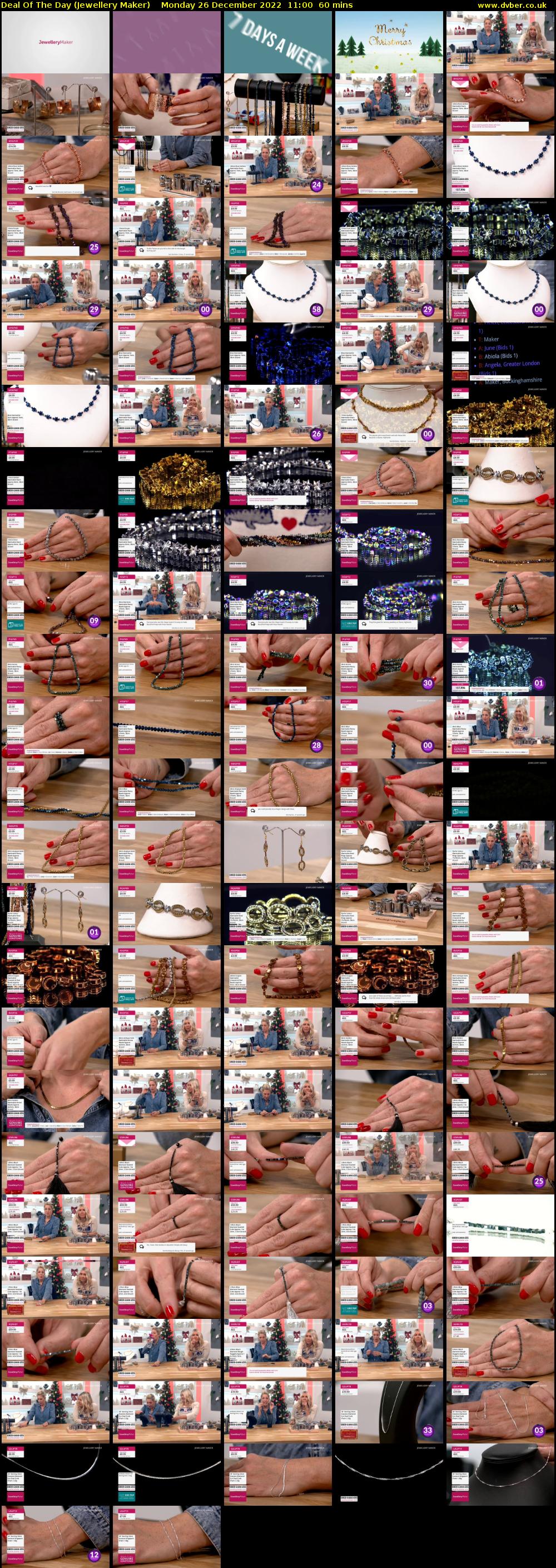 Deal Of The Day (Jewellery Maker) Monday 26 December 2022 11:00 - 12:00
