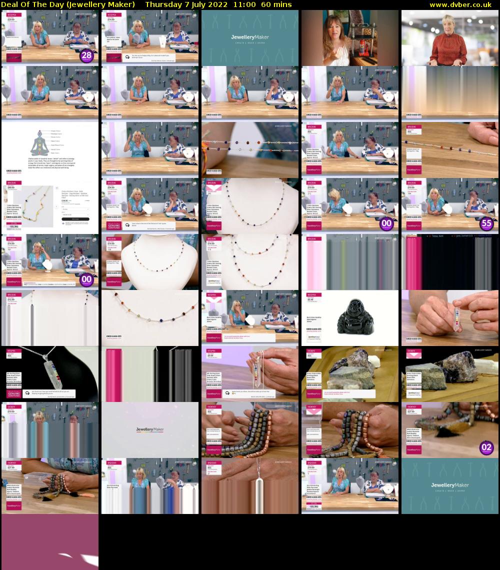 Deal of the Day (Jewellery Maker) Thursday 7 July 2022 11:00 - 12:00