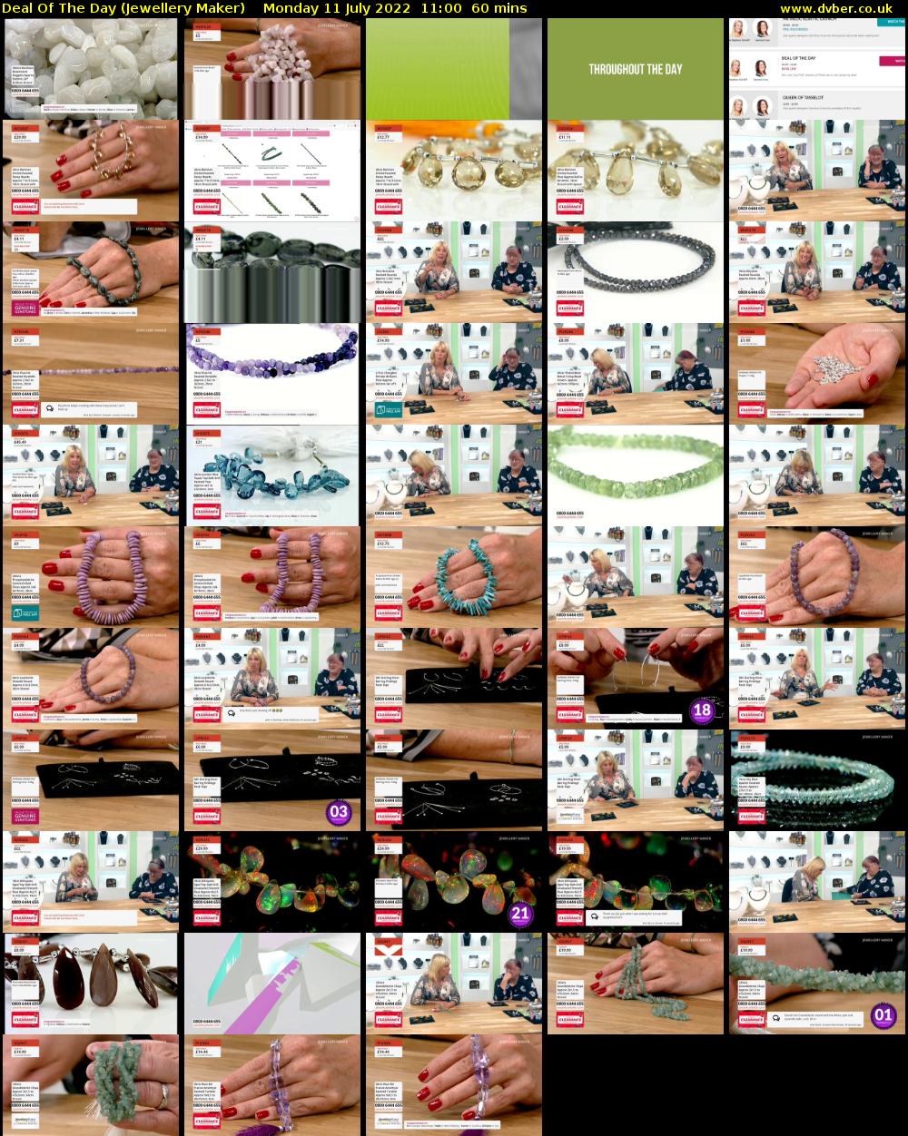 Deal of the Day (Jewellery Maker) Monday 11 July 2022 11:00 - 12:00