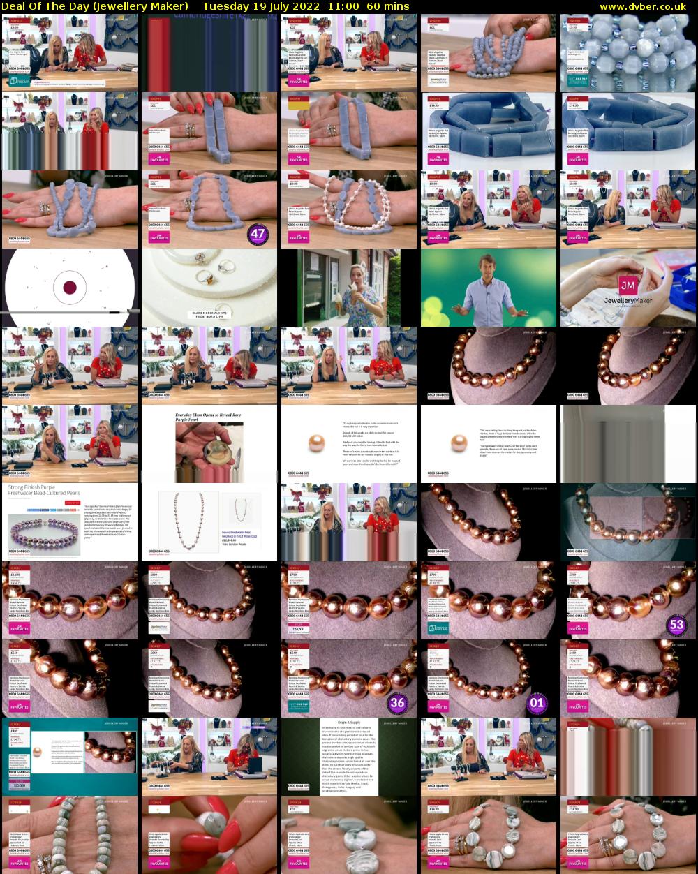 Deal of the Day (Jewellery Maker) Tuesday 19 July 2022 11:00 - 12:00