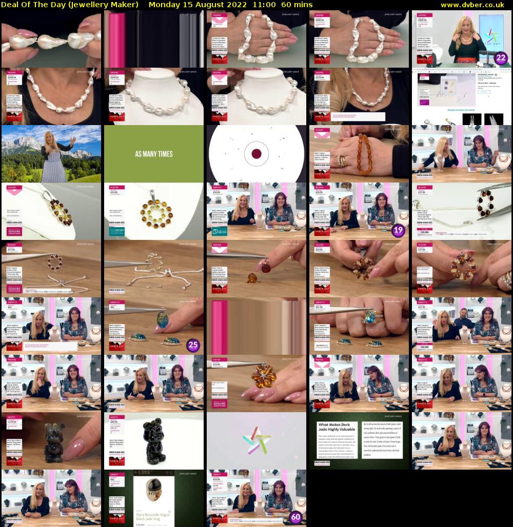 Deal of the Day (Jewellery Maker) Monday 15 August 2022 11:00 - 12:00