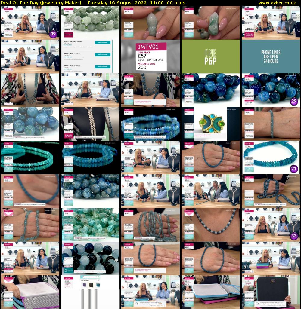 Deal of the Day (Jewellery Maker) Tuesday 16 August 2022 11:00 - 12:00