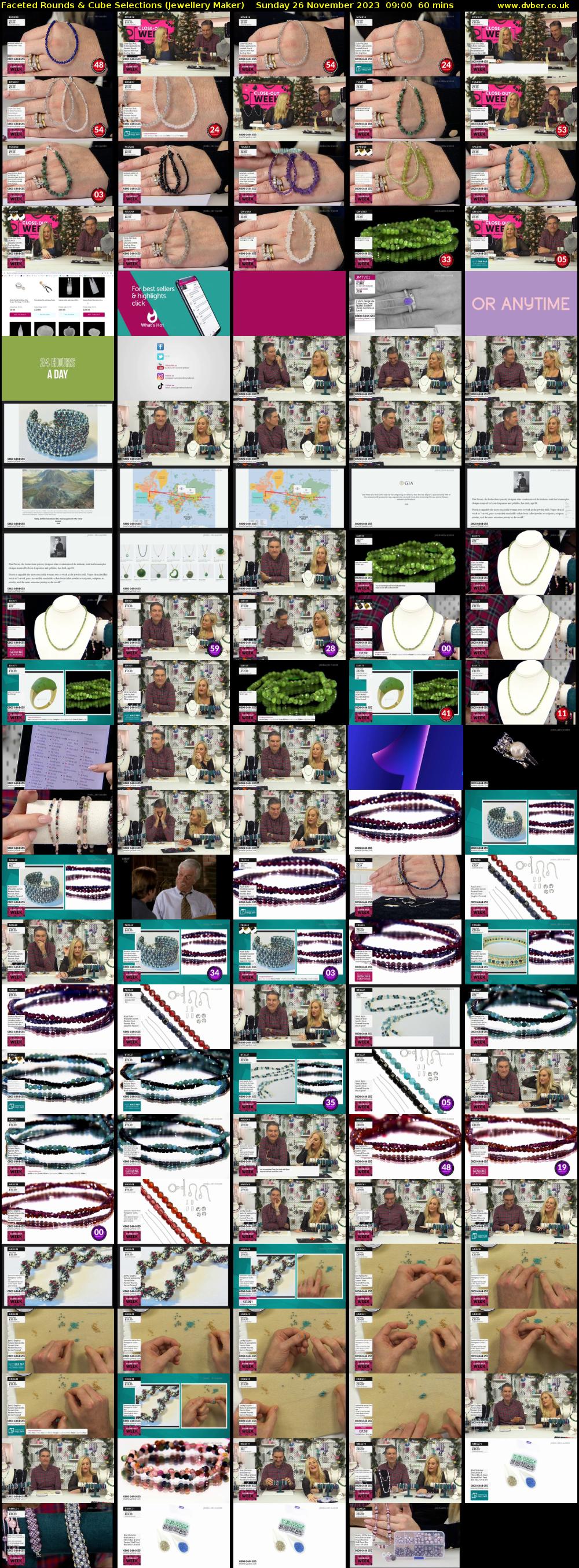 Faceted Rounds & Cube Selections (Jewellery Maker) Sunday 26 November 2023 09:00 - 10:00