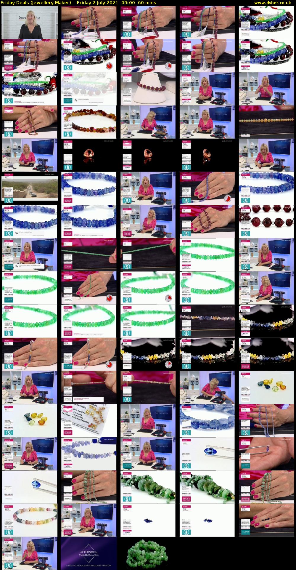 Friday Deals (Jewellery Maker) Friday 2 July 2021 09:00 - 10:00