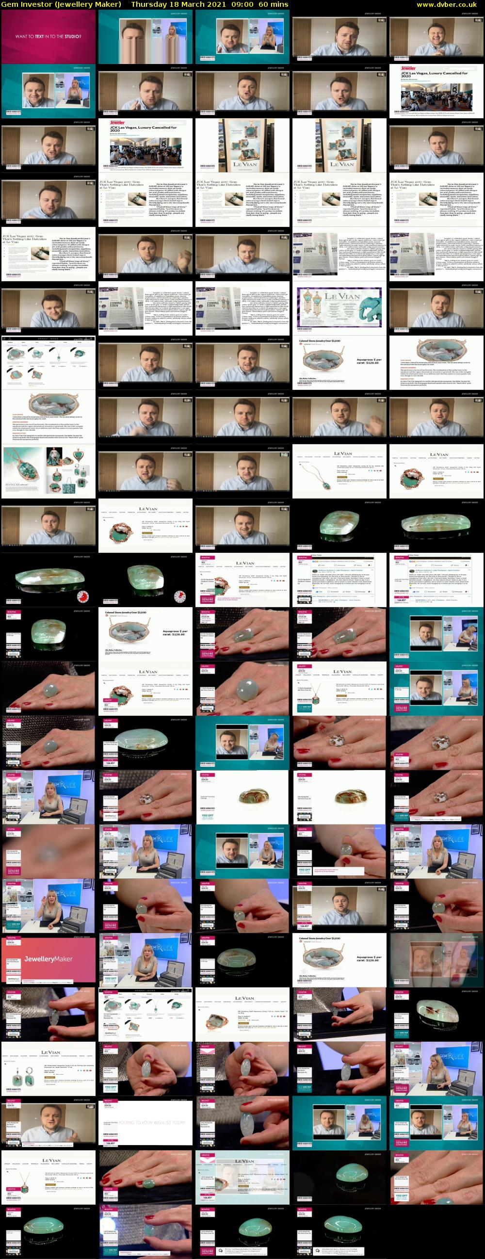 Gem Investor (Jewellery Maker) Thursday 18 March 2021 09:00 - 10:00