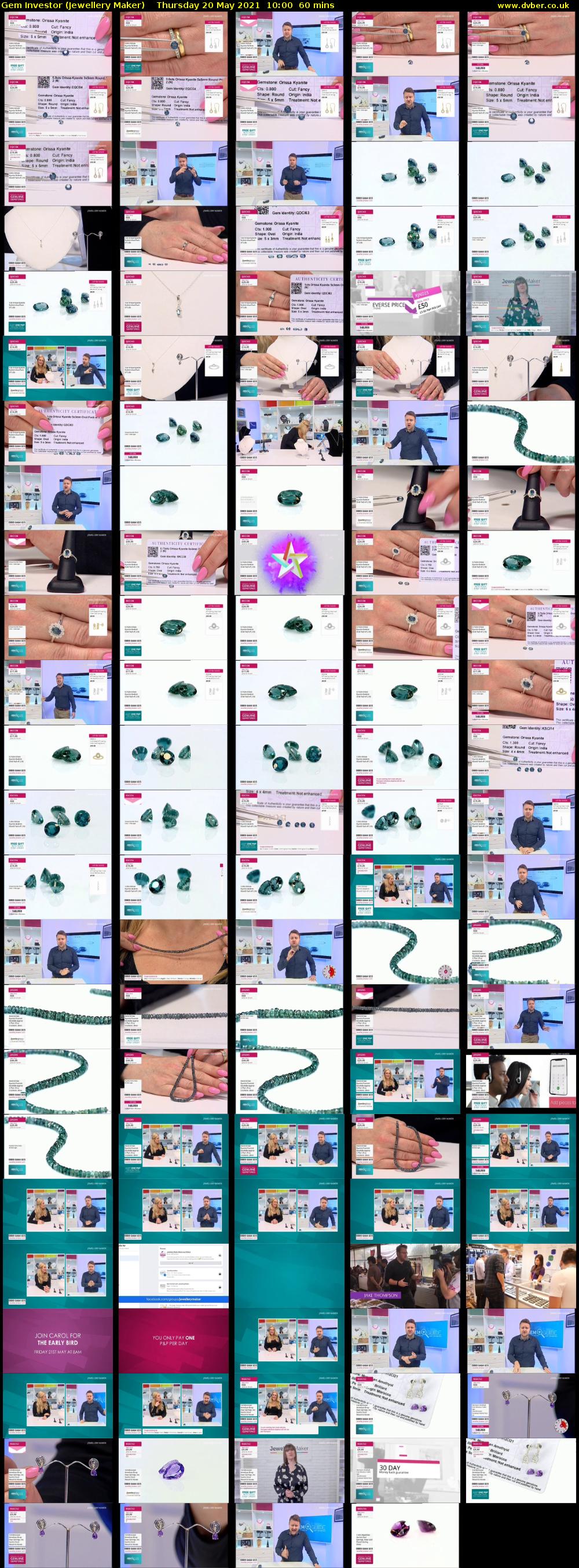 Gem Investor (Jewellery Maker) Thursday 20 May 2021 10:00 - 11:00