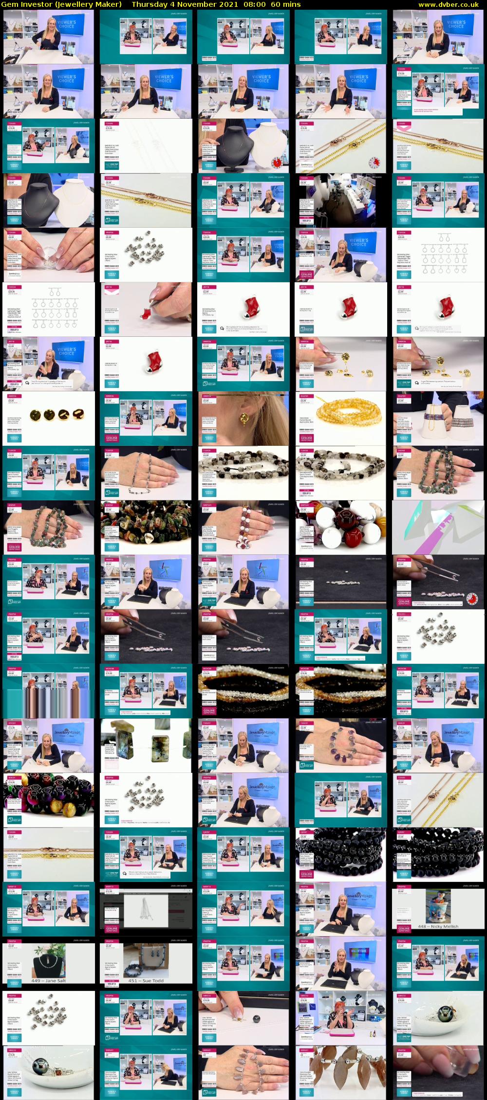 Gem Investor (Jewellery Maker) Thursday 4 November 2021 08:00 - 09:00