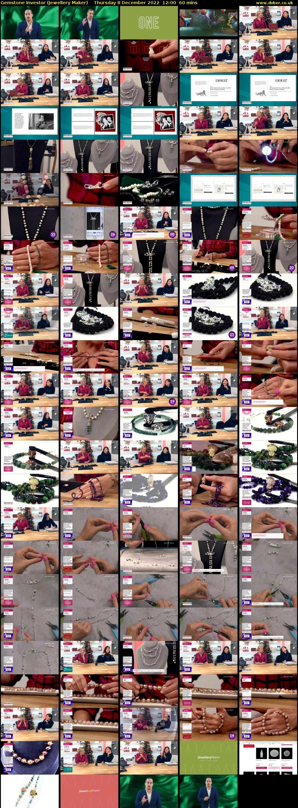 Gemstone Investor (Jewellery Maker) Thursday 8 December 2022 12:00 - 13:00