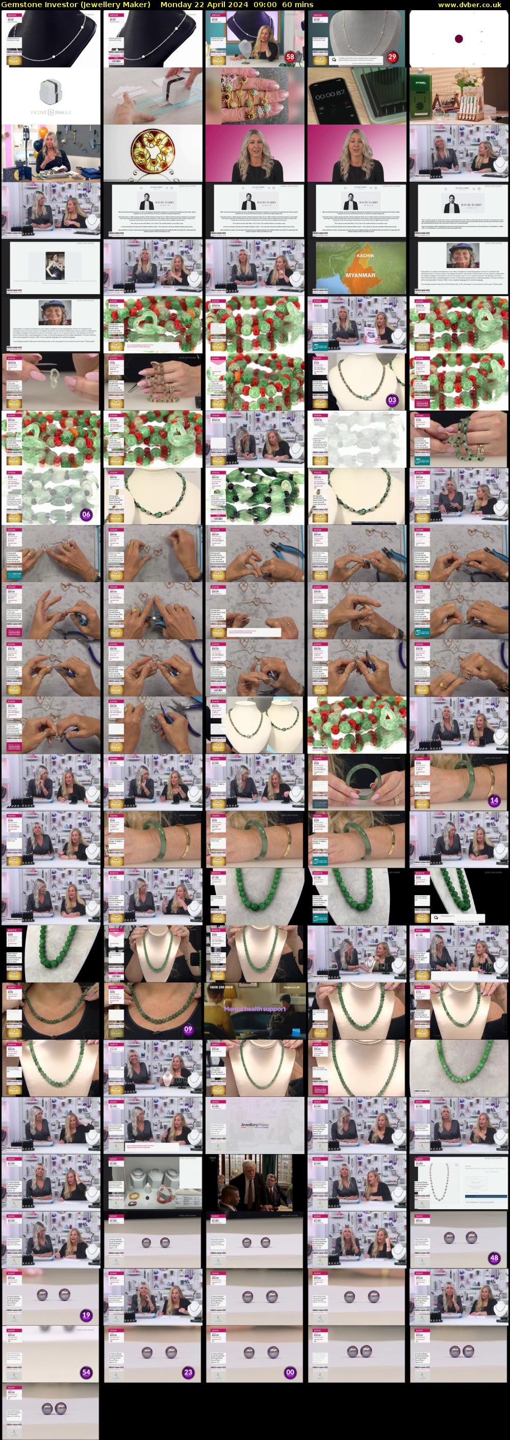 Gemstone Investor (Jewellery Maker) Monday 22 April 2024 09:00 - 10:00