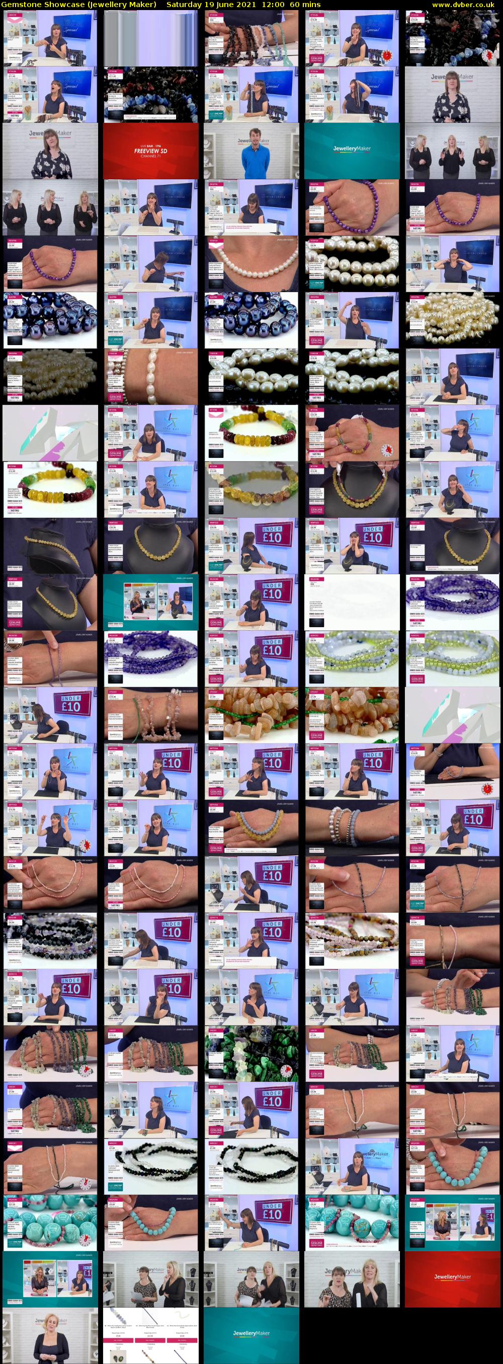 Gemstone Showcase (Jewellery Maker) Saturday 19 June 2021 12:00 - 13:00