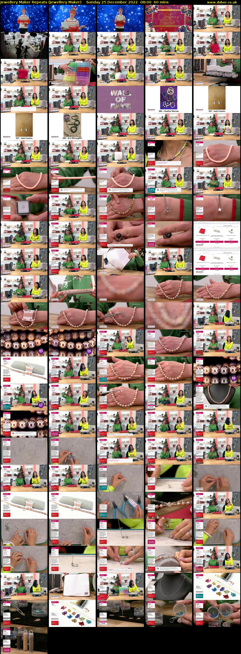 Jewellery Maker Repeats (Jewellery Maker) Sunday 25 December 2022 08:00 - 09:00