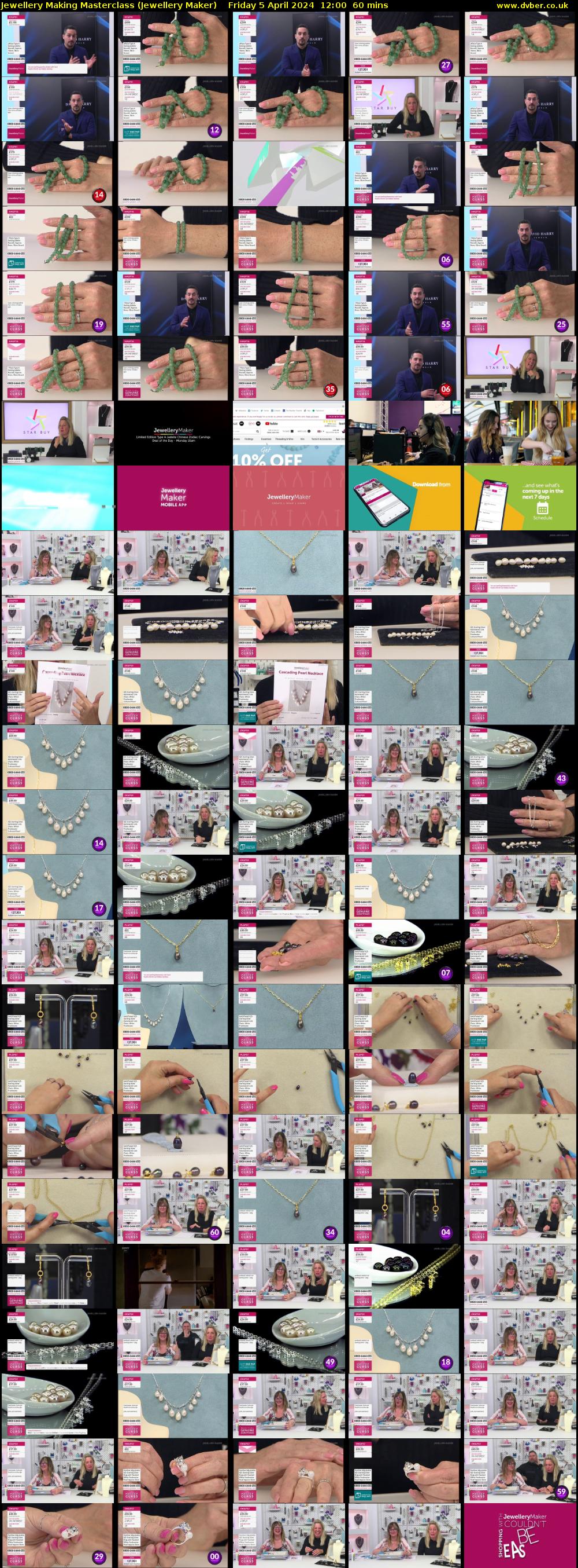Jewellery Making Masterclass (Jewellery Maker) Friday 5 April 2024 12:00 - 13:00