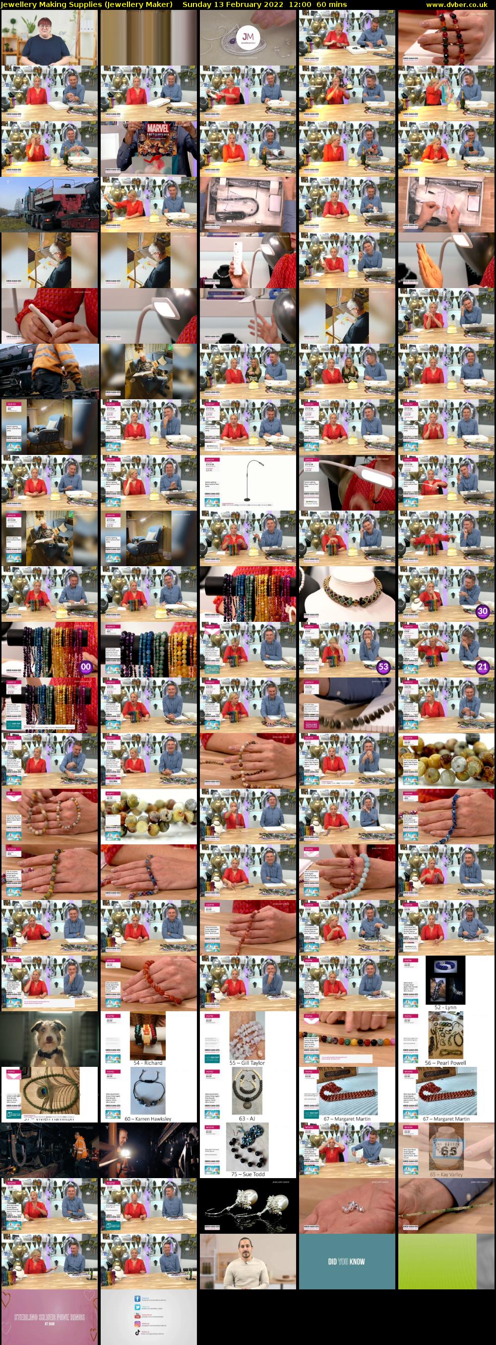 Jewellery Making Supplies (Jewellery Maker) Sunday 13 February 2022 12:00 - 13:00