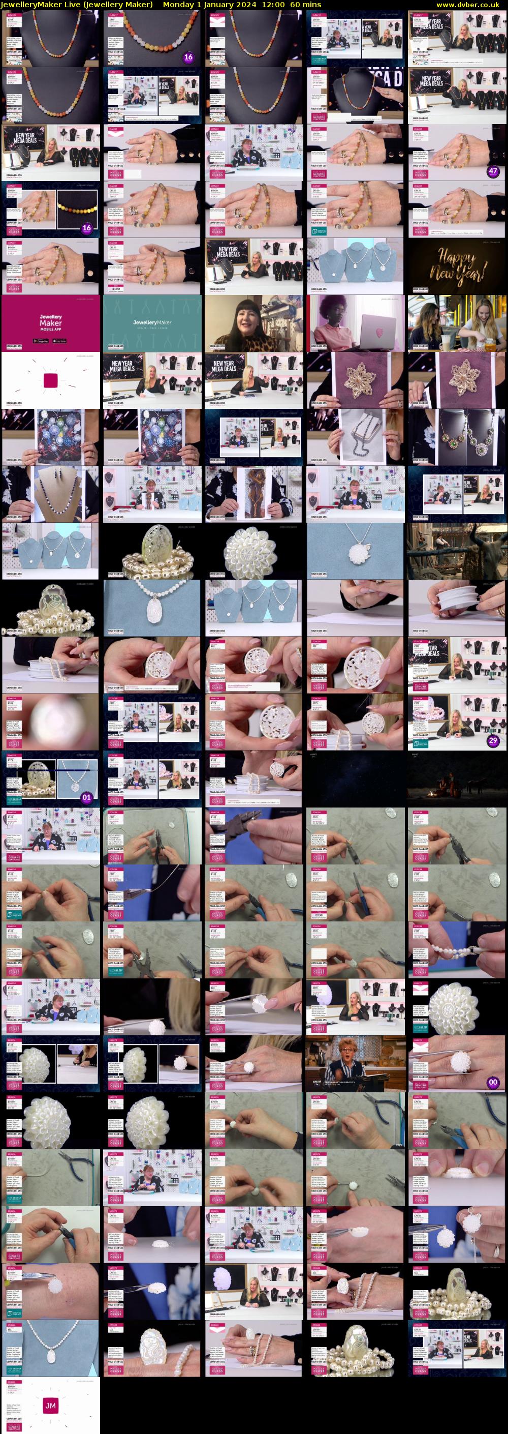 JewelleryMaker Live (Jewellery Maker) Monday 1 January 2024 12:00 - 13:00