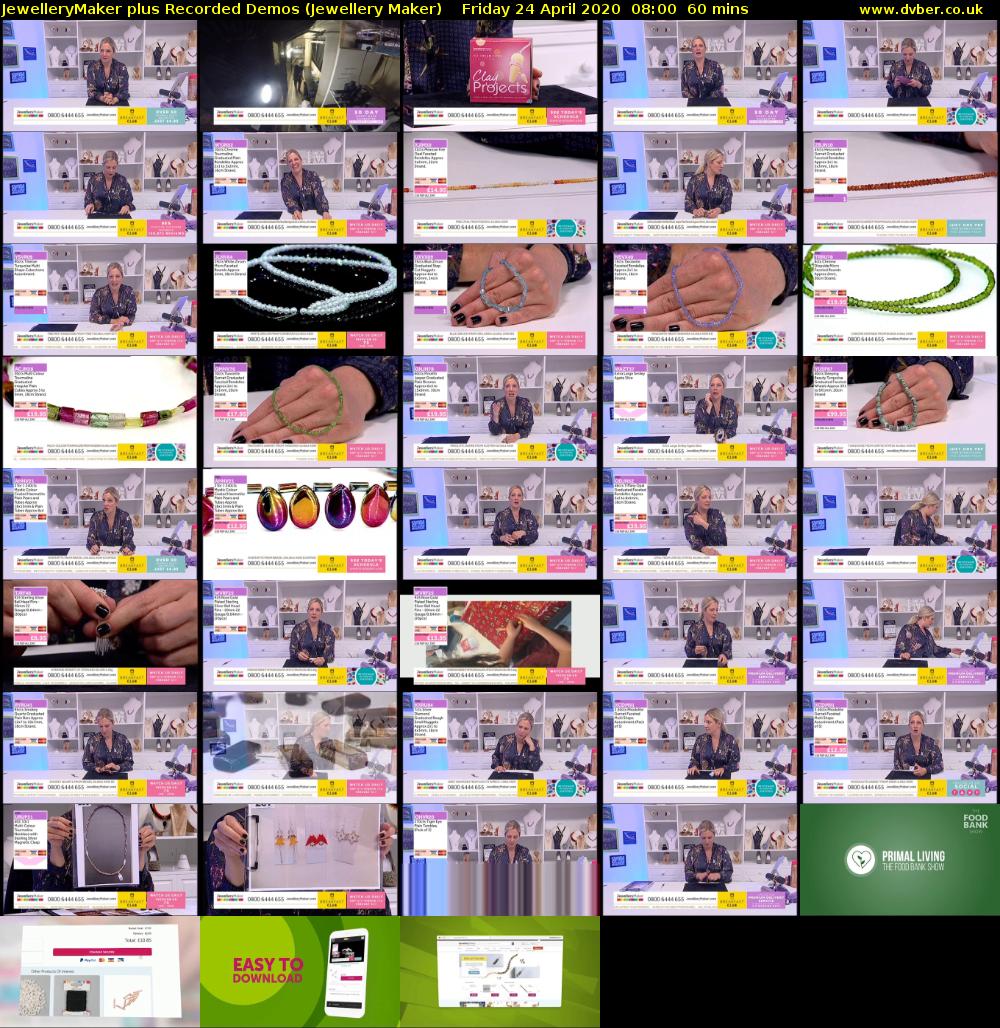 JewelleryMaker plus Recorded Demos (Jewellery Maker) Friday 24 April 2020 08:00 - 09:00