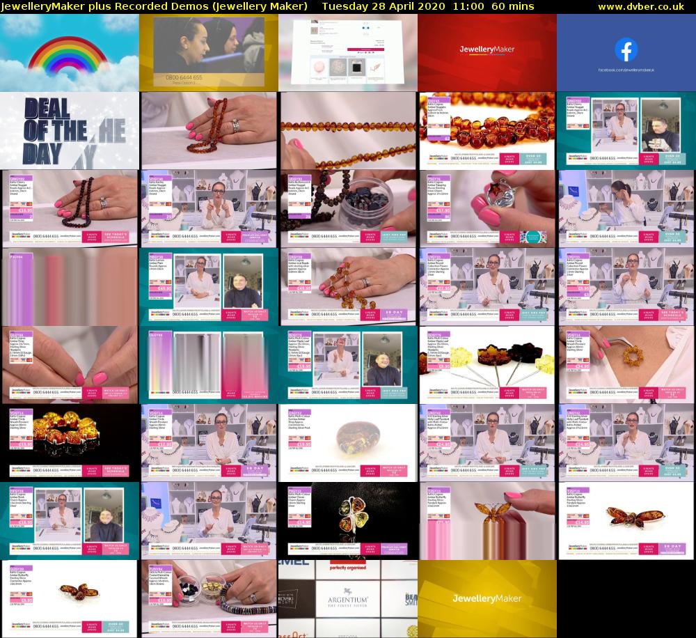 JewelleryMaker plus Recorded Demos (Jewellery Maker) Tuesday 28 April 2020 11:00 - 12:00