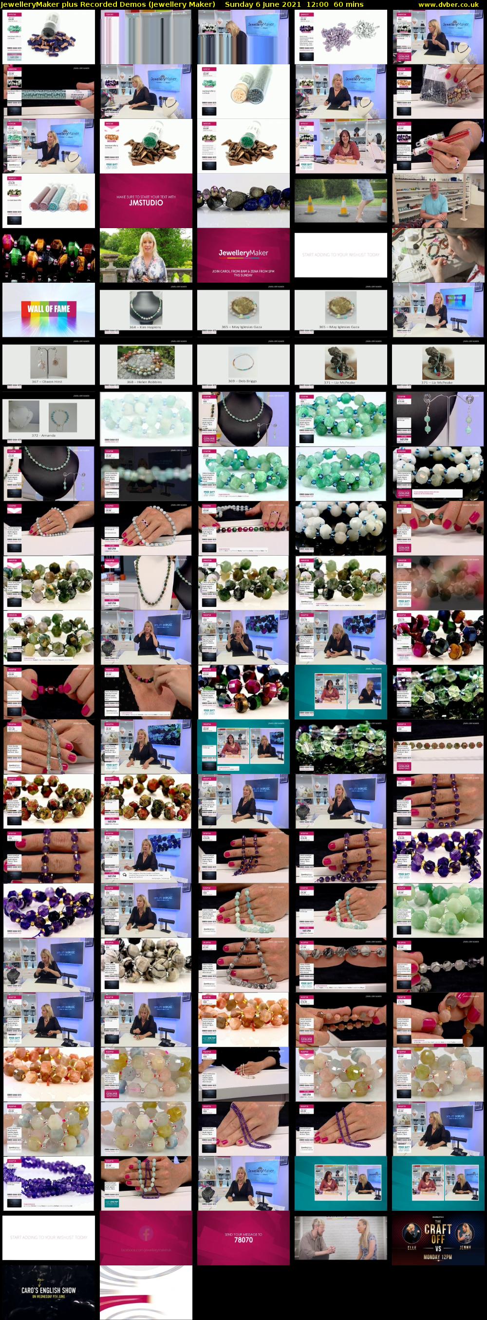 JewelleryMaker plus Recorded Demos (Jewellery Maker) Sunday 6 June 2021 12:00 - 13:00