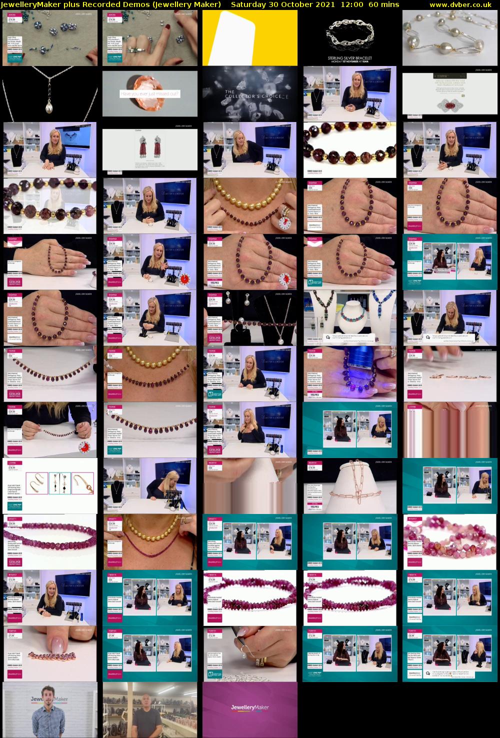 JewelleryMaker plus Recorded Demos (Jewellery Maker) Saturday 30 October 2021 12:00 - 13:00