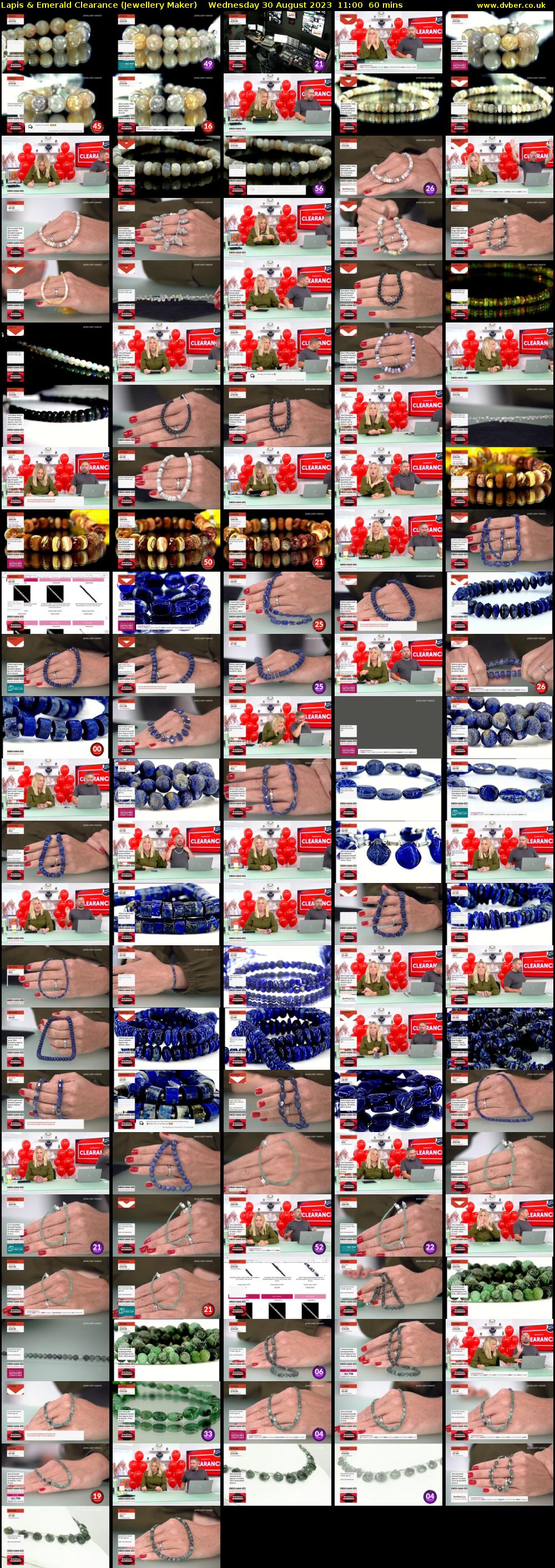 Lapis & Emerald Clearance (Jewellery Maker) Wednesday 30 August 2023 11:00 - 12:00