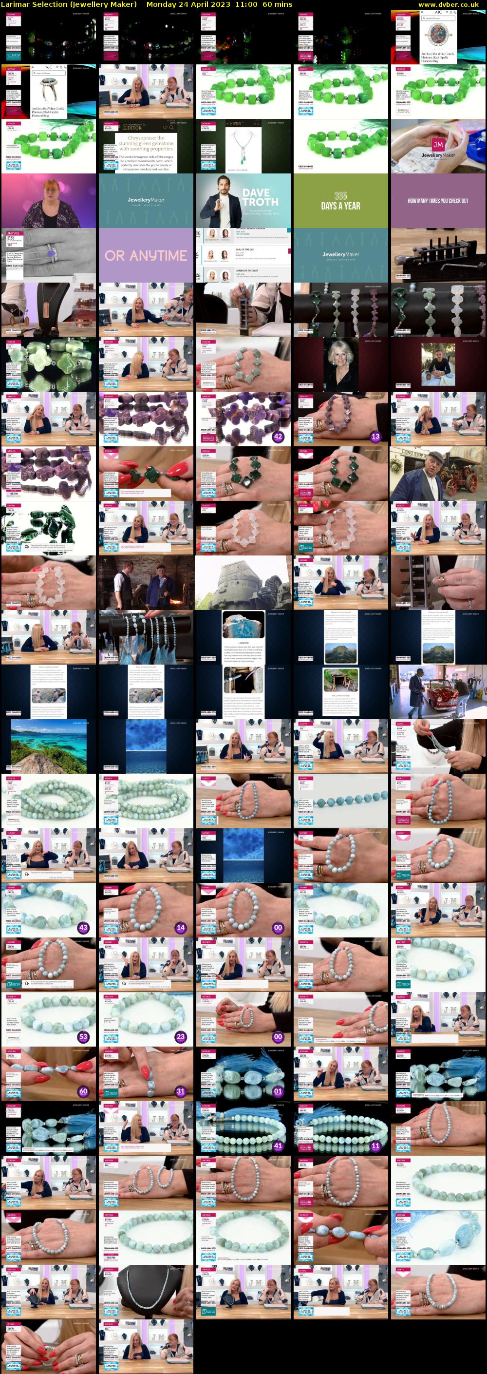 Larimar Selection (Jewellery Maker) Monday 24 April 2023 11:00 - 12:00