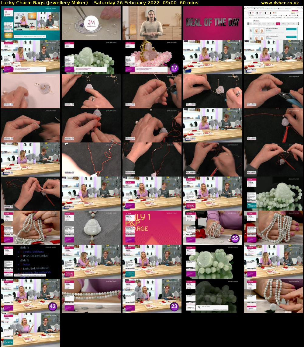 Lucky Charm Bags (Jewellery Maker) Saturday 26 February 2022 09:00 - 10:00
