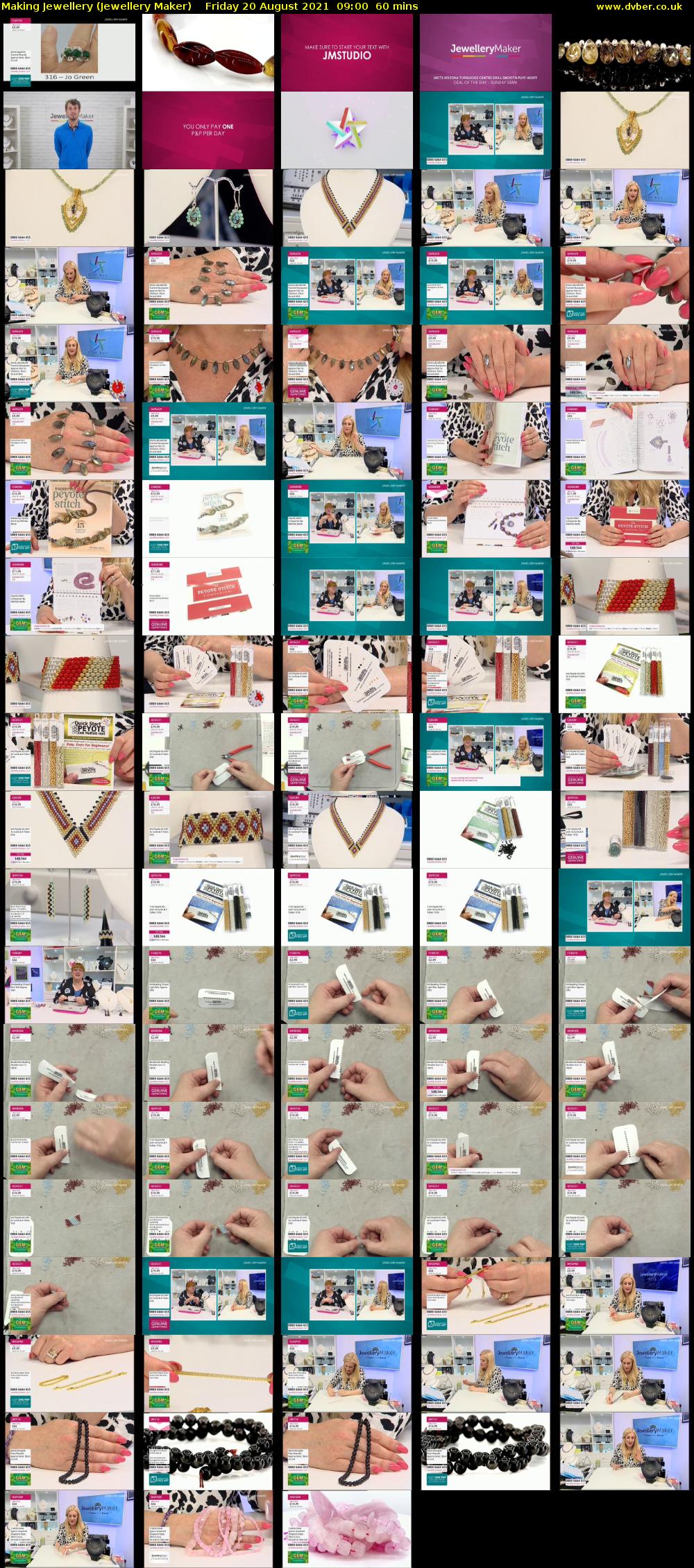 Making Jewellery (Jewellery Maker) Friday 20 August 2021 09:00 - 10:00