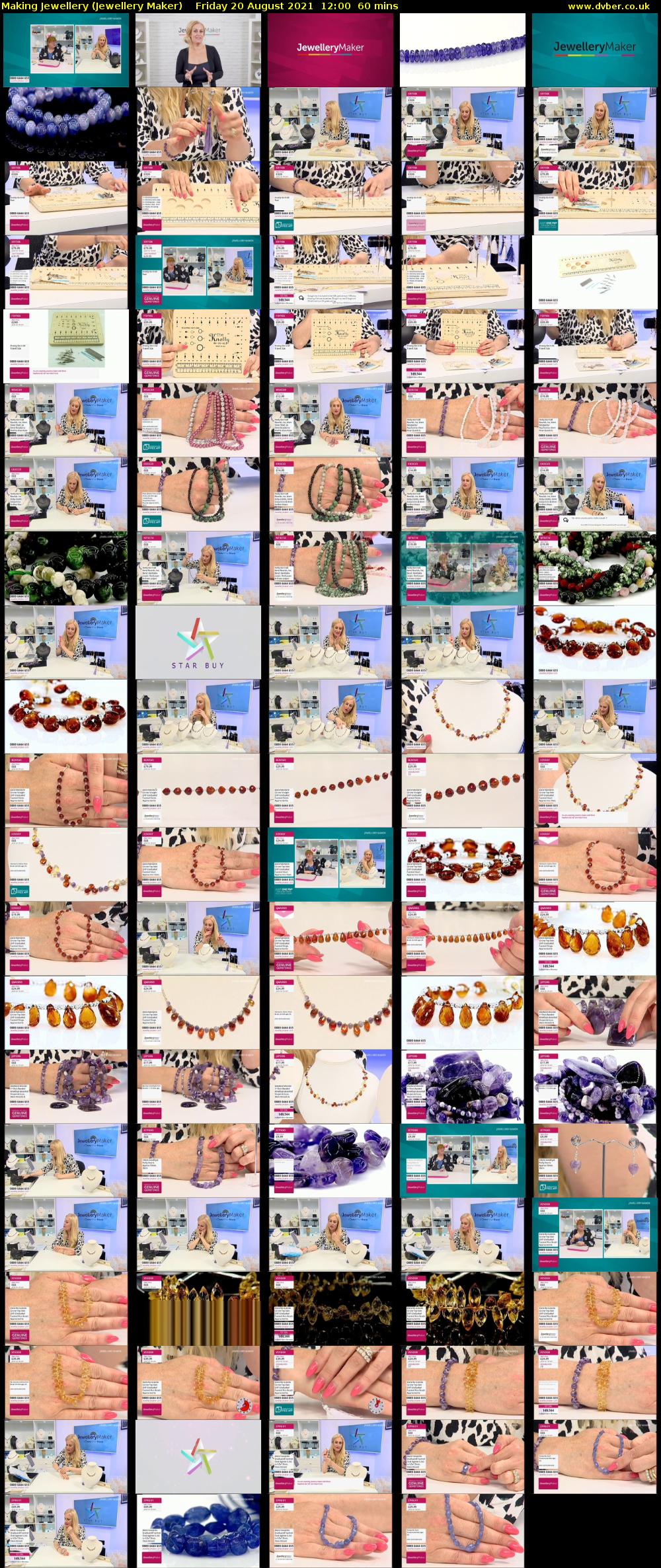 Making Jewellery (Jewellery Maker) Friday 20 August 2021 12:00 - 13:00